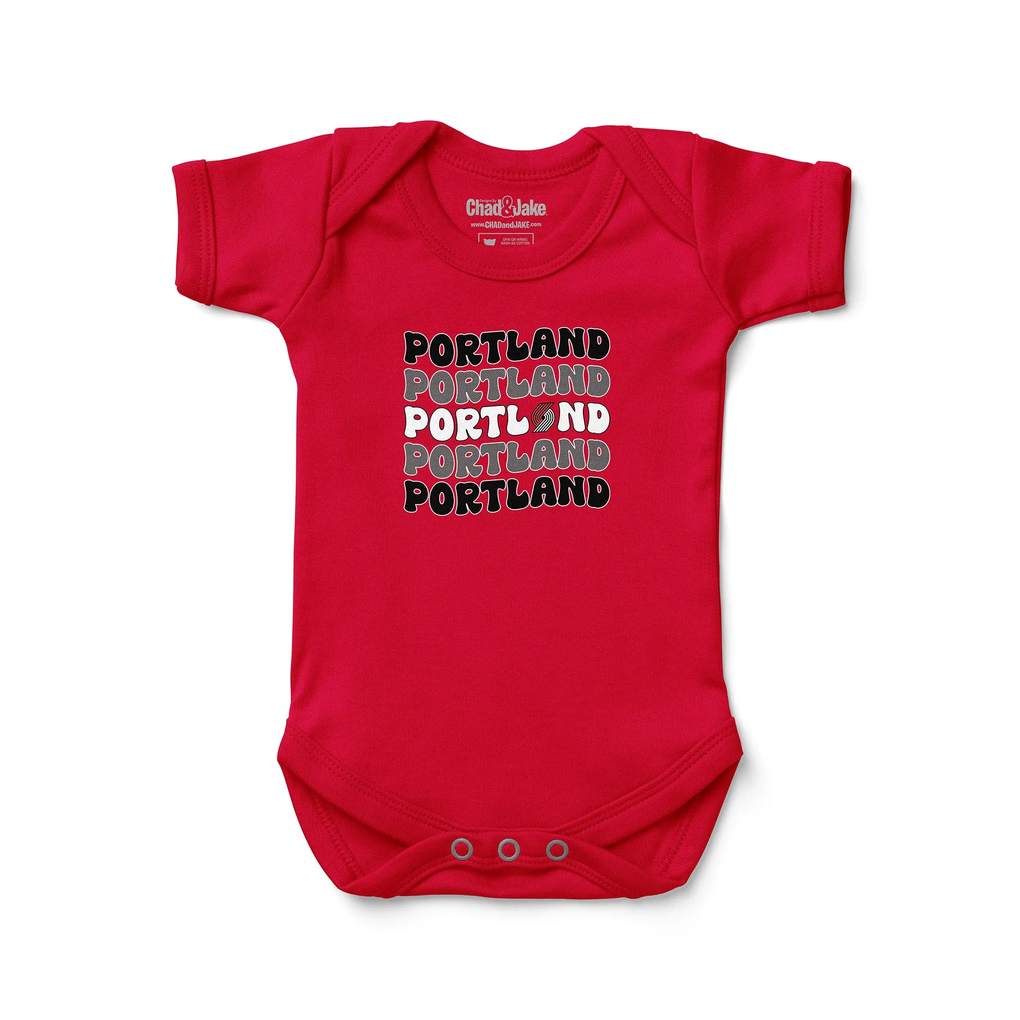 Portland Trailblazers "Groovy" Bodysuit