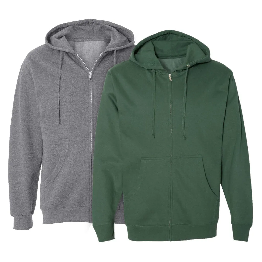 Premium Cotton Zip Hoodies