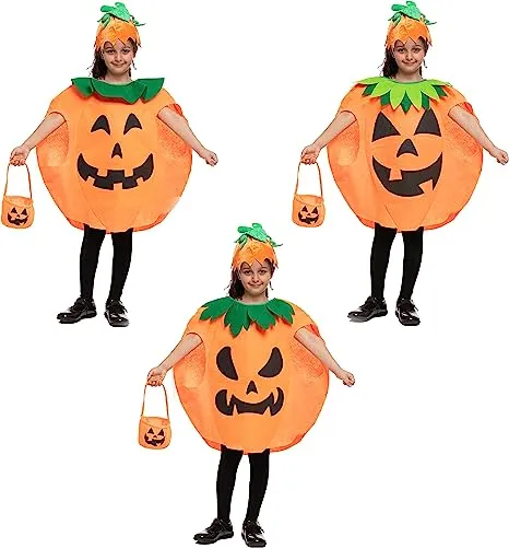 Pumpkin Costume, 3 Pack - Child