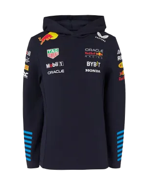 Red Bull Racing F1 Kid's 2024 Team Pullover Hoodie- Youth Navy