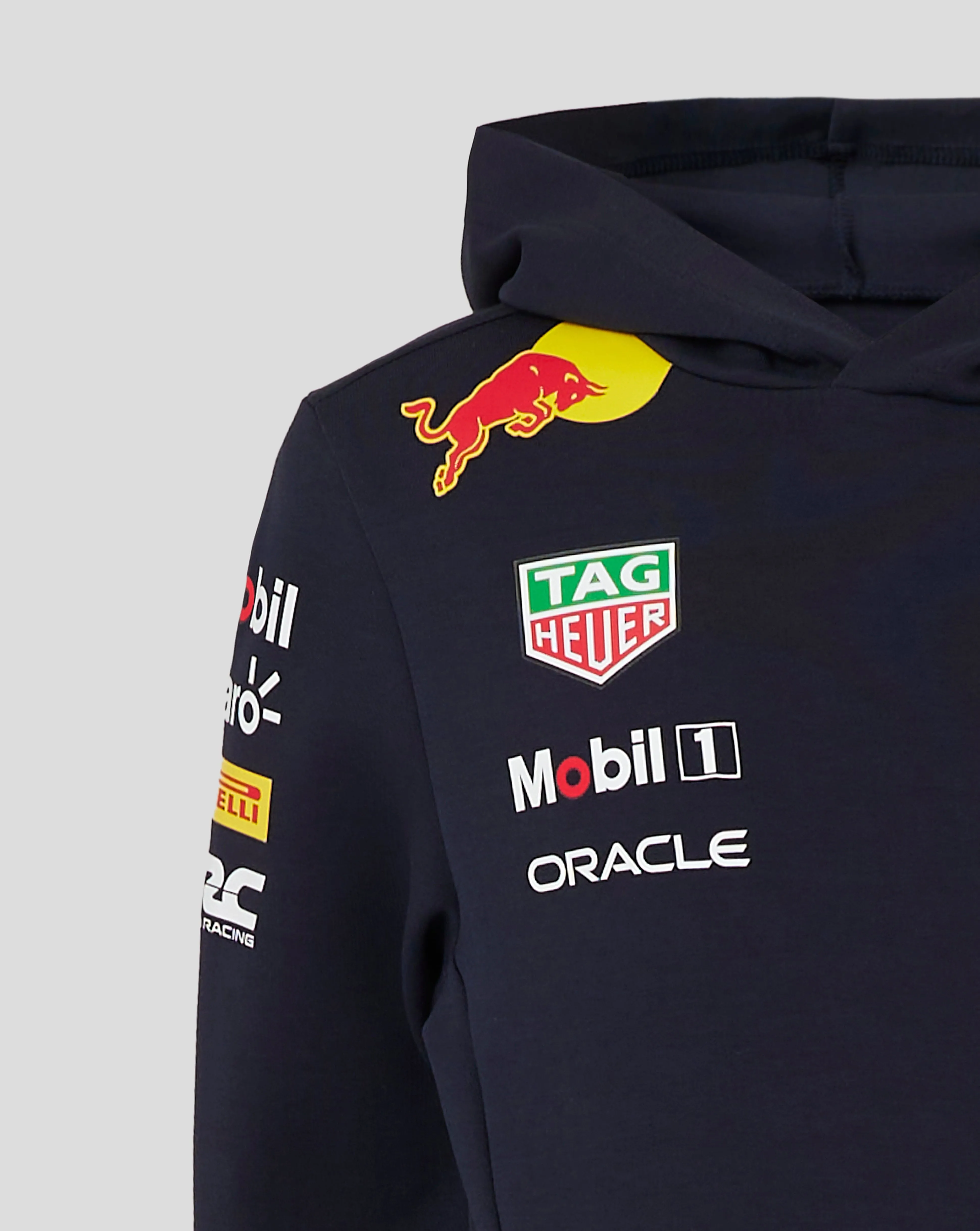 Red Bull Racing F1 Kid's 2024 Team Pullover Hoodie- Youth Navy