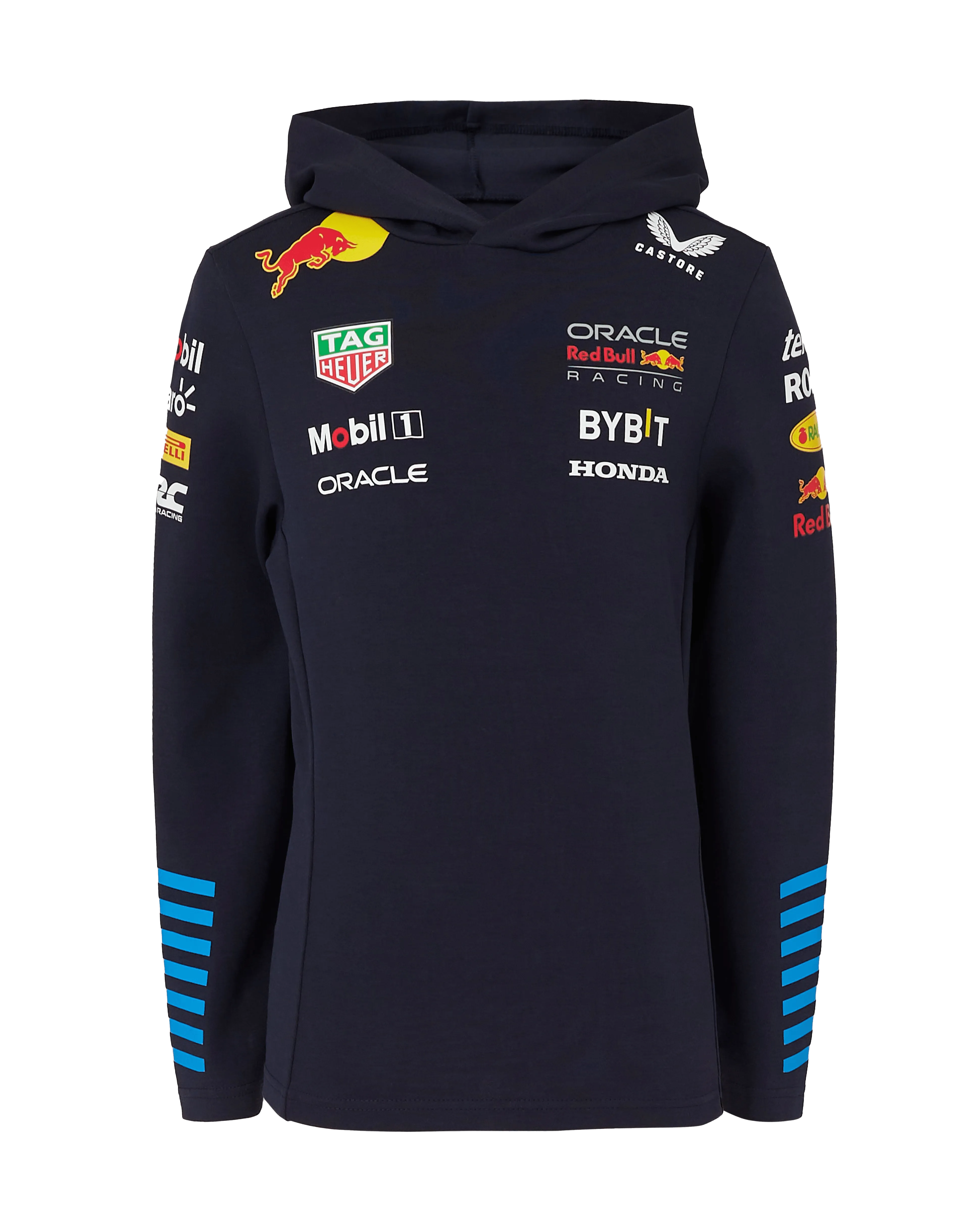 Red Bull Racing F1 Kid's 2024 Team Pullover Hoodie- Youth Navy