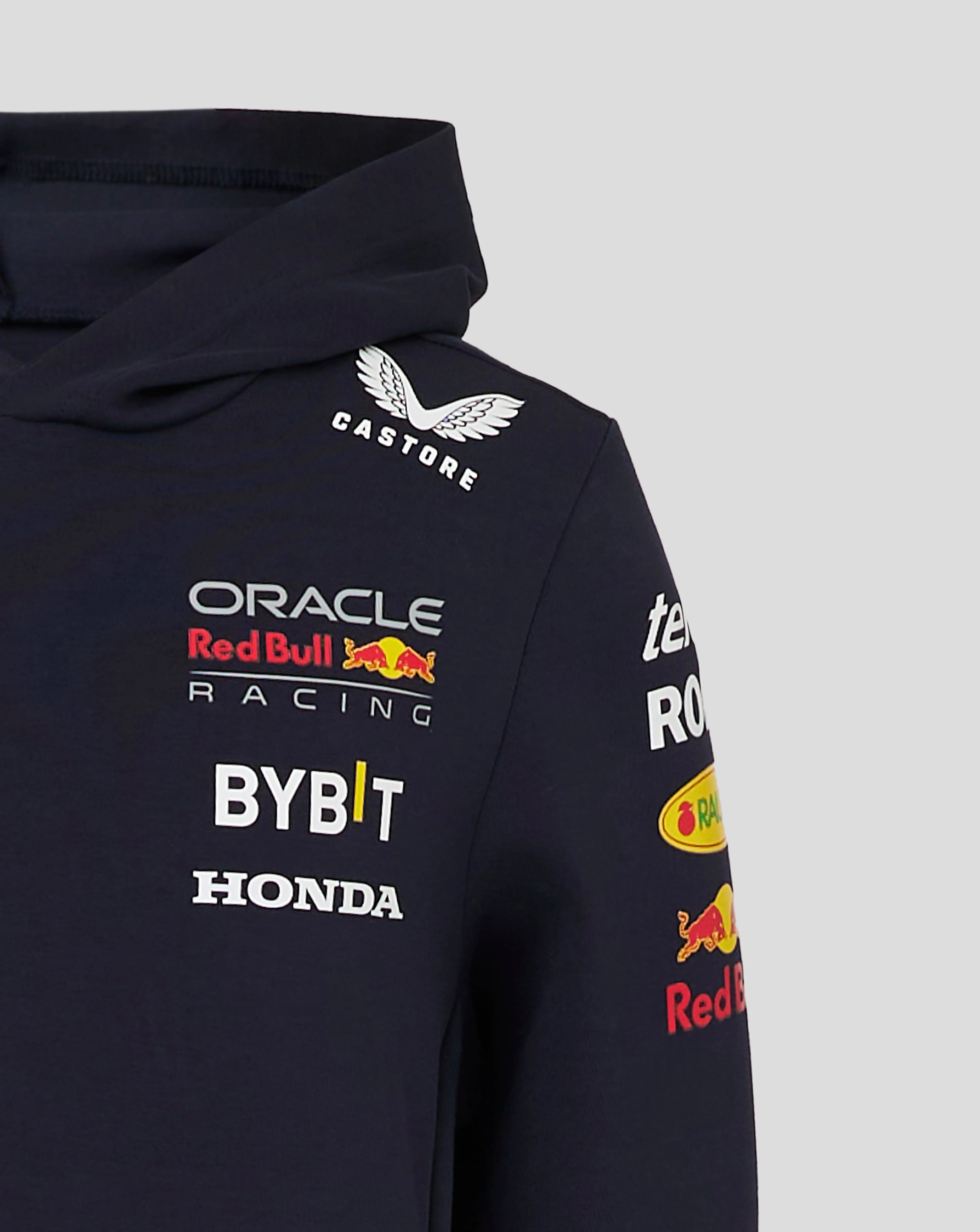 Red Bull Racing F1 Kid's 2024 Team Pullover Hoodie- Youth Navy