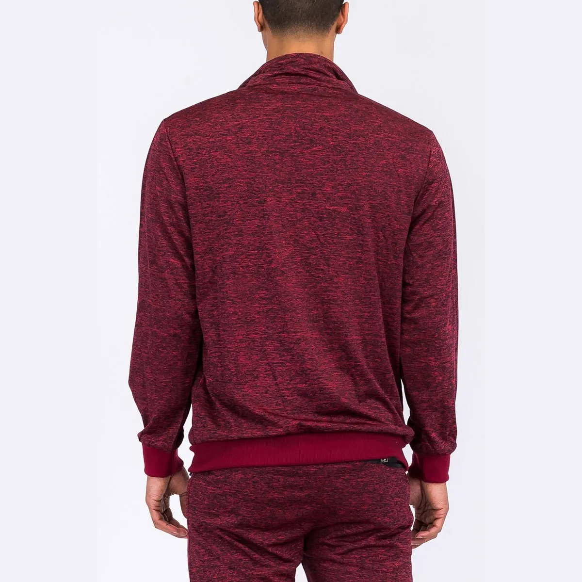 Red Marbled Lightweight Active Track Jacket