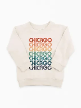 Retro Repeat Chicago Rainbow Pullover