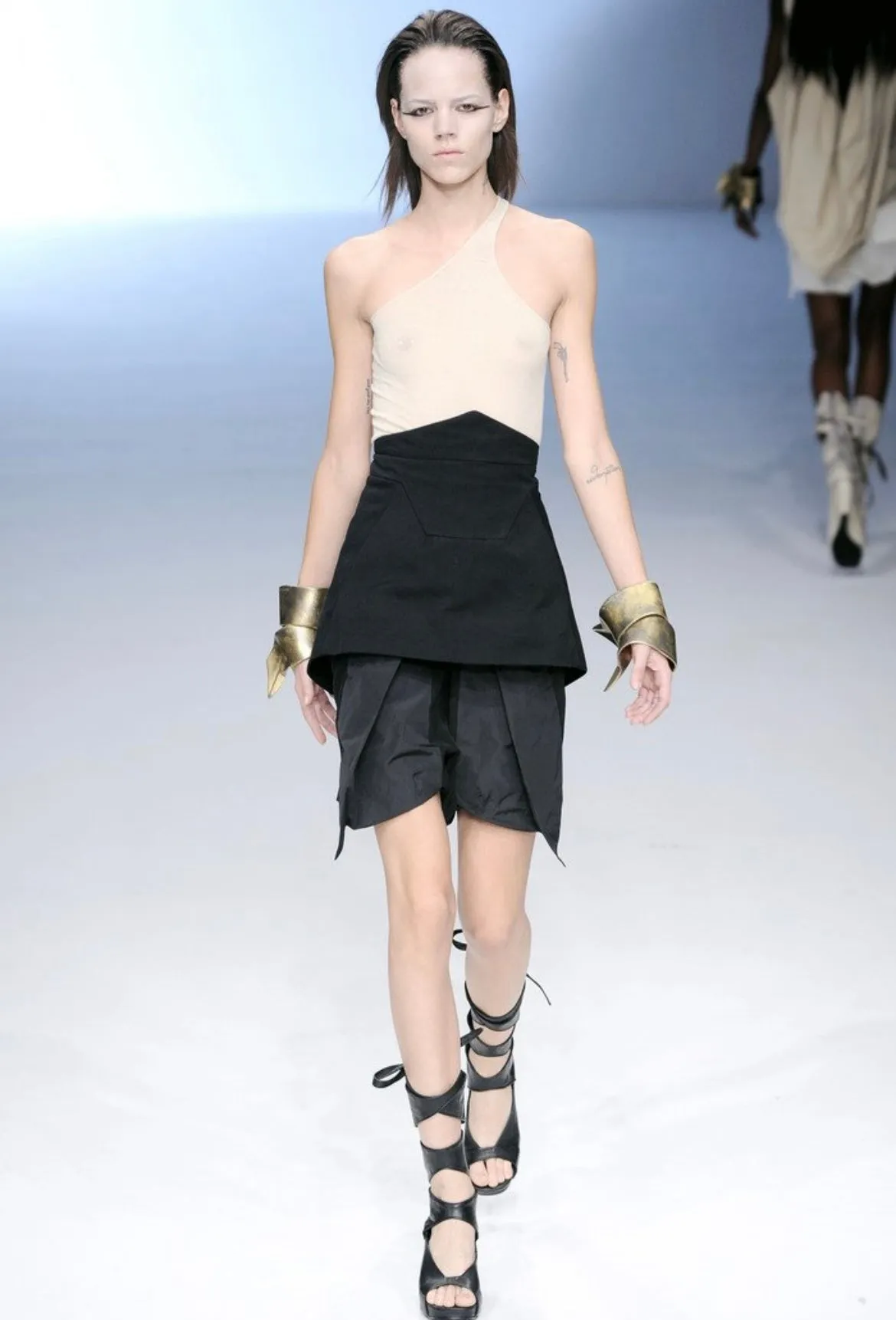 Rick Owens S/S 10 Structural Cumberbund Skirt