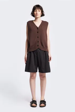 Ritual Knit Vest Brown