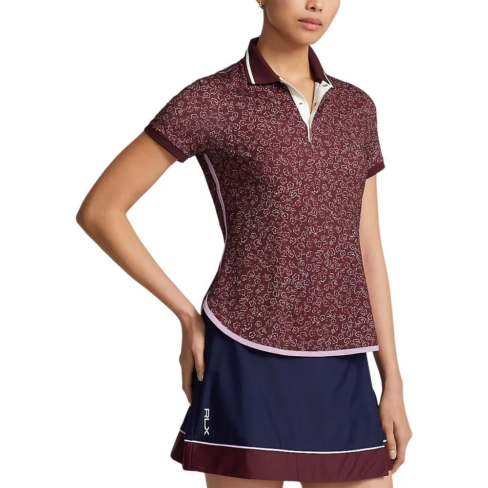 RLX Ralph Lauren Women's Printed Airflow Golf Polo Shirt - University Floral