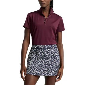 RLX Ralph Lauren Women's Tour Performance Golf Polo Shirt - Harvard Wine