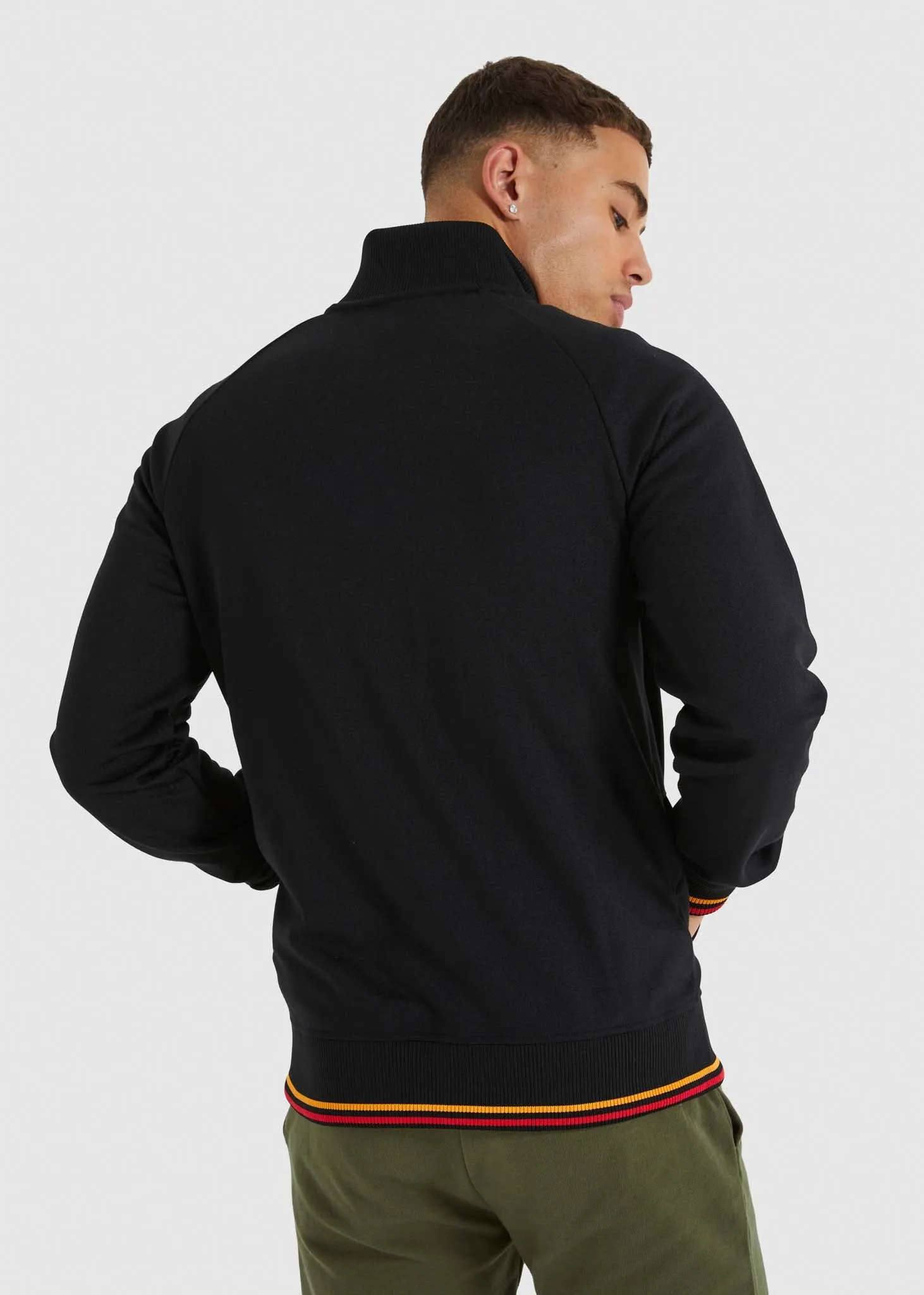 Rome track top - black