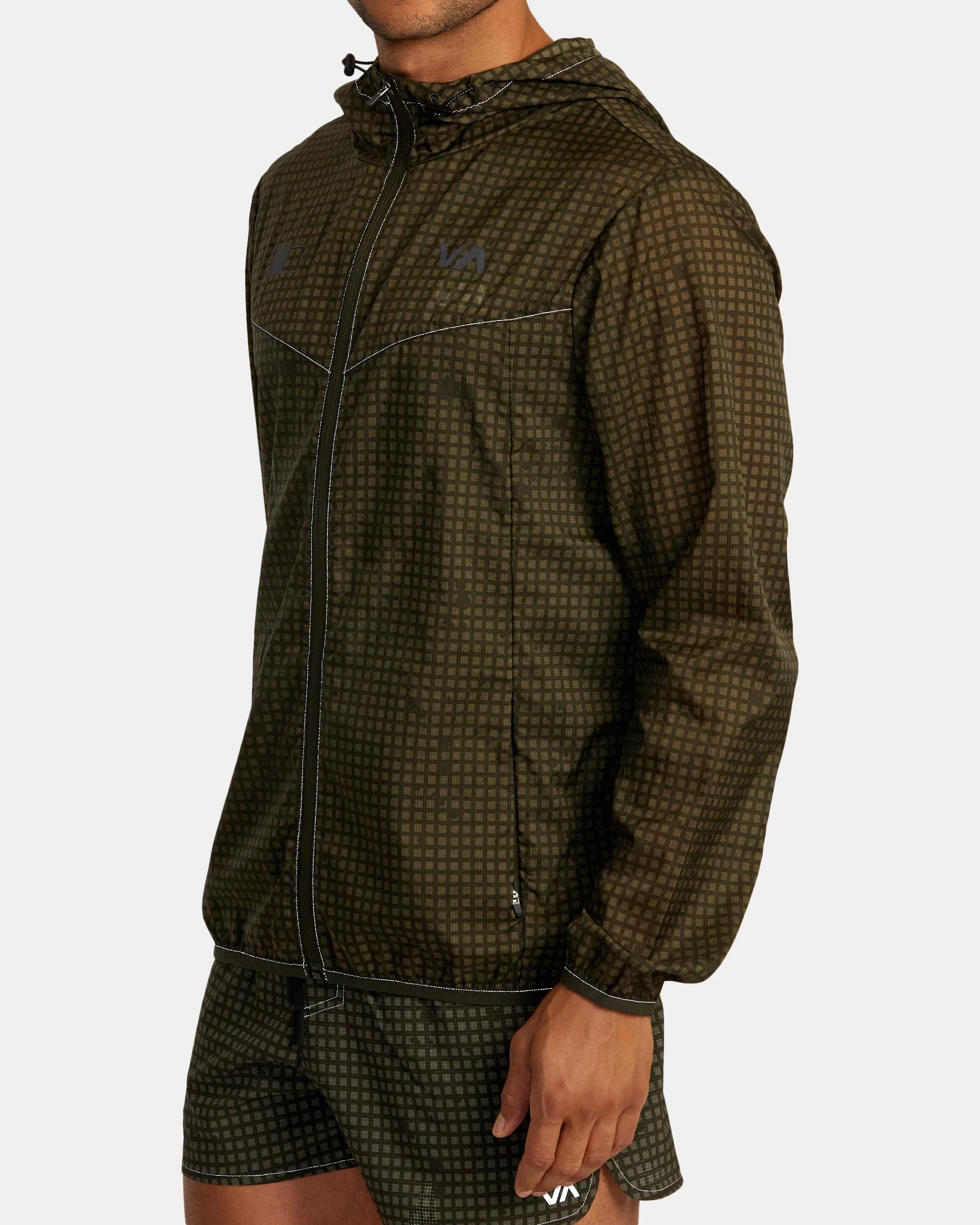 RVCA Runner Lightweight Training Jacket - Camo