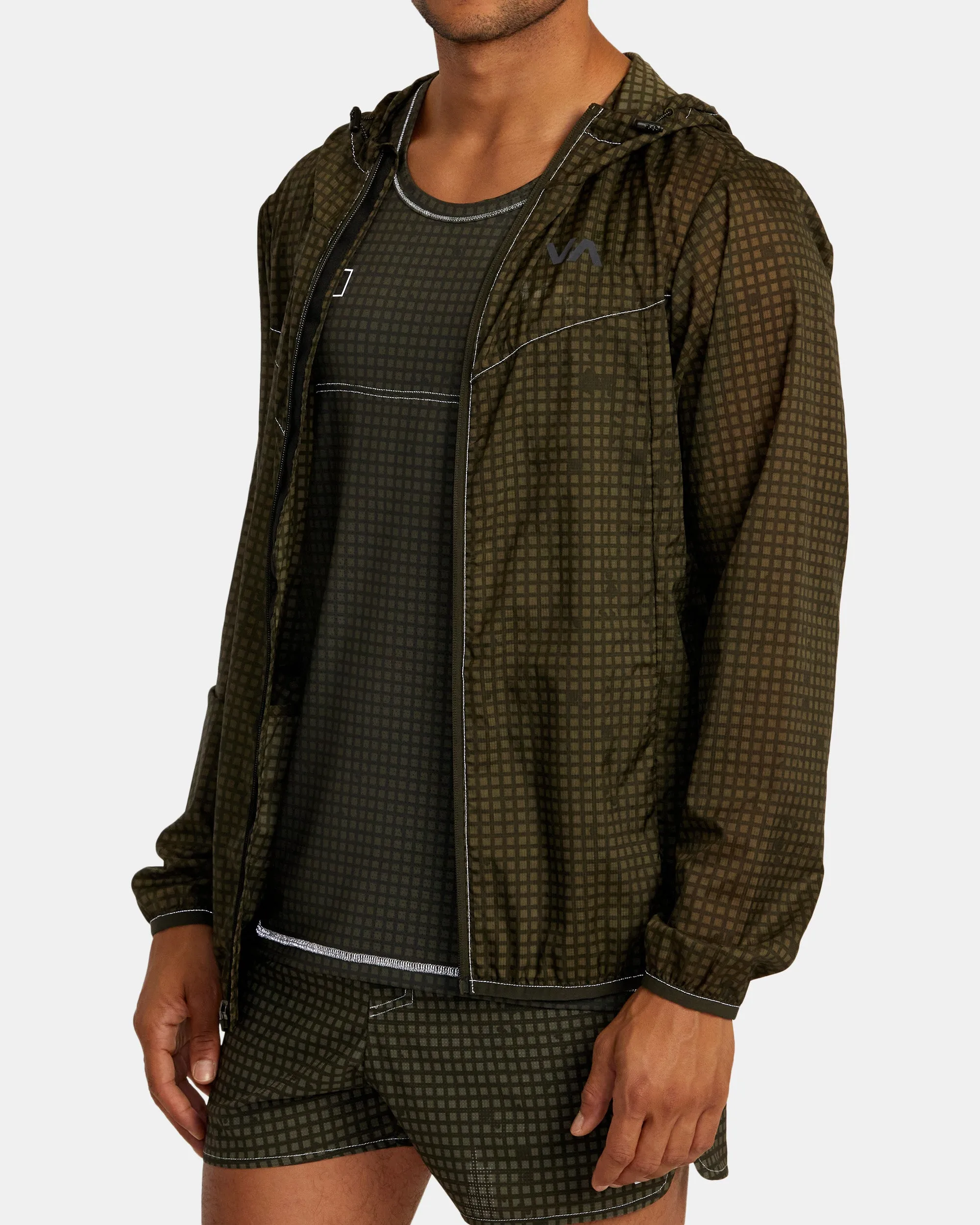 RVCA Runner Lightweight Training Jacket - Camo