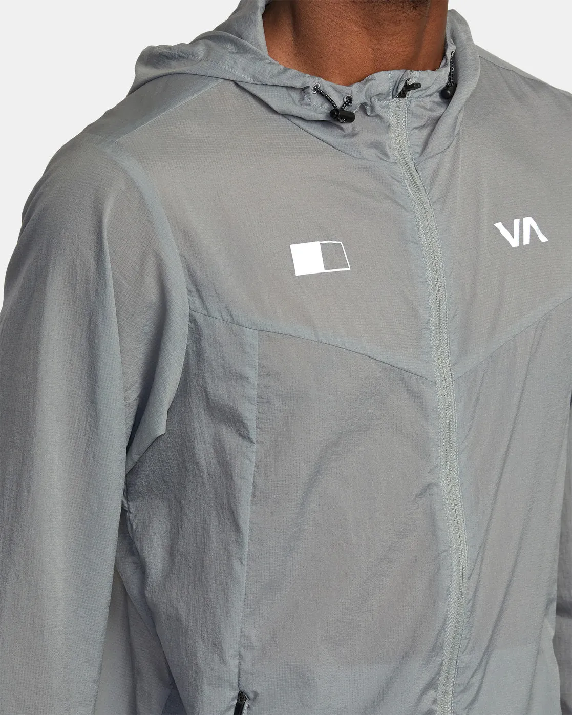 RVCA Runner Lightweight Training Jacket - Stone