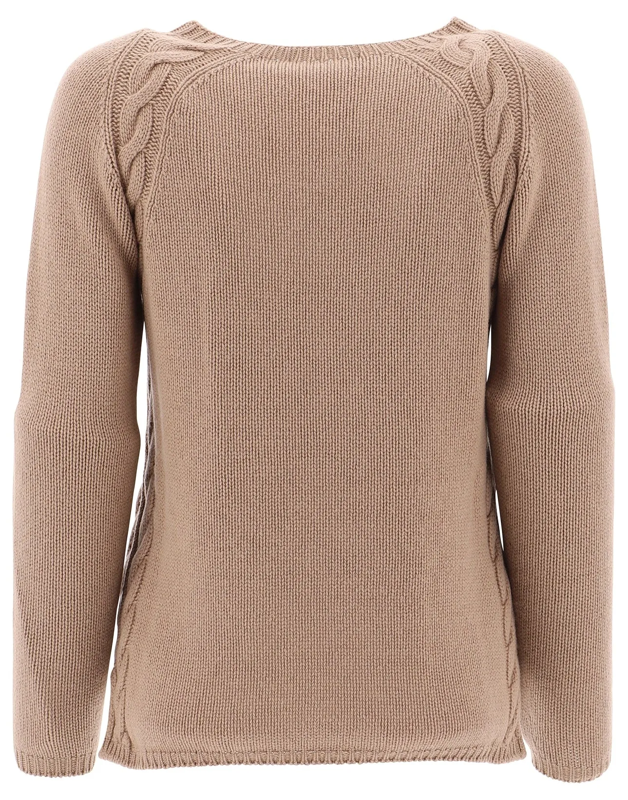 'S Max Mara Crewneck Cable Knit Jumper