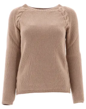 'S Max Mara Crewneck Cable Knit Jumper