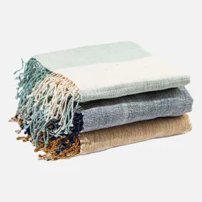 Sabana Blue Bath Towels