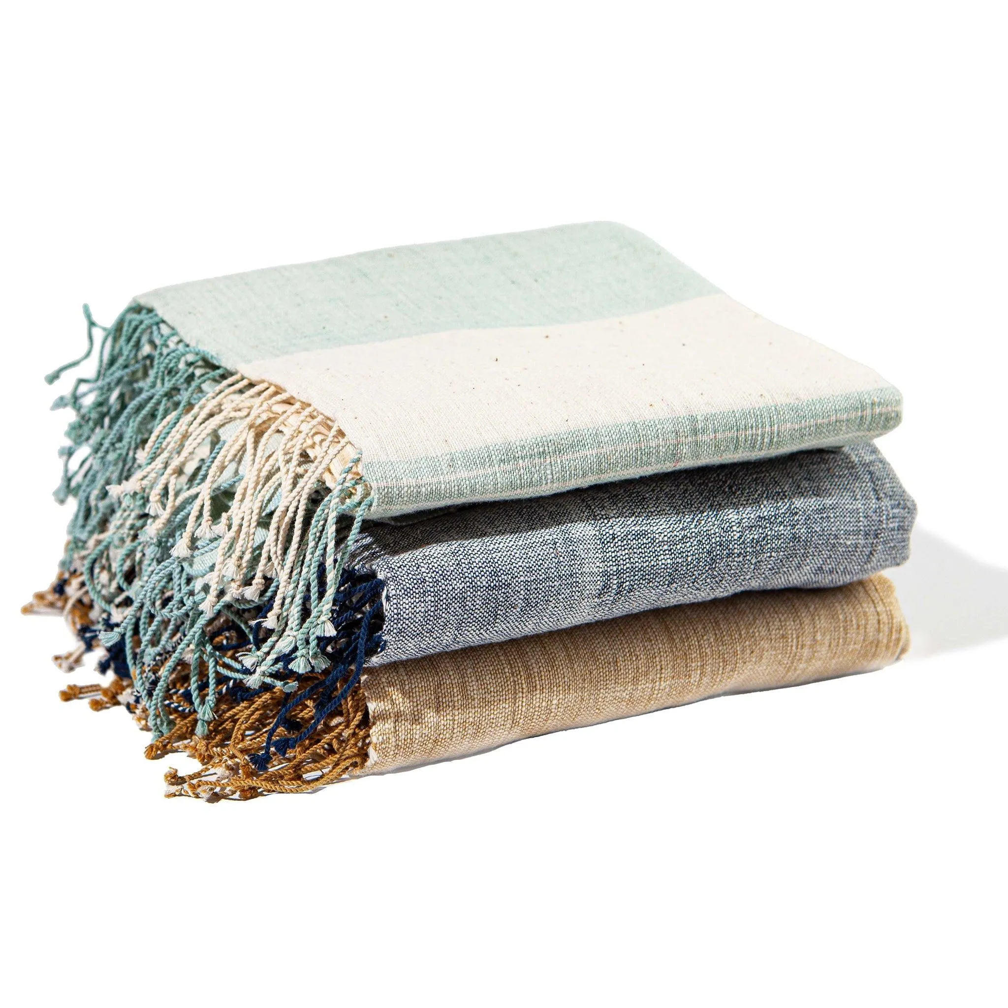 Sabana Blue Bath Towels