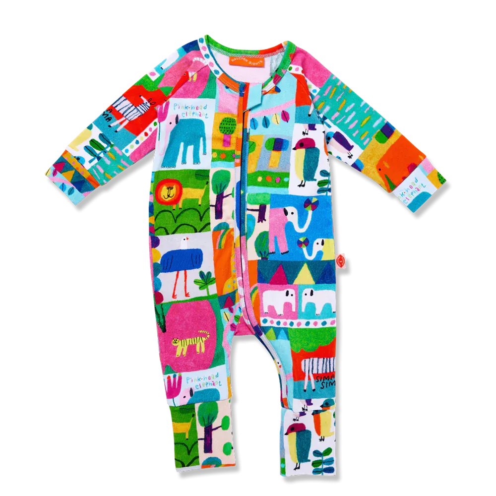 Safari Park LS Romper