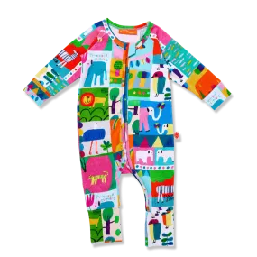 Safari Park LS Romper