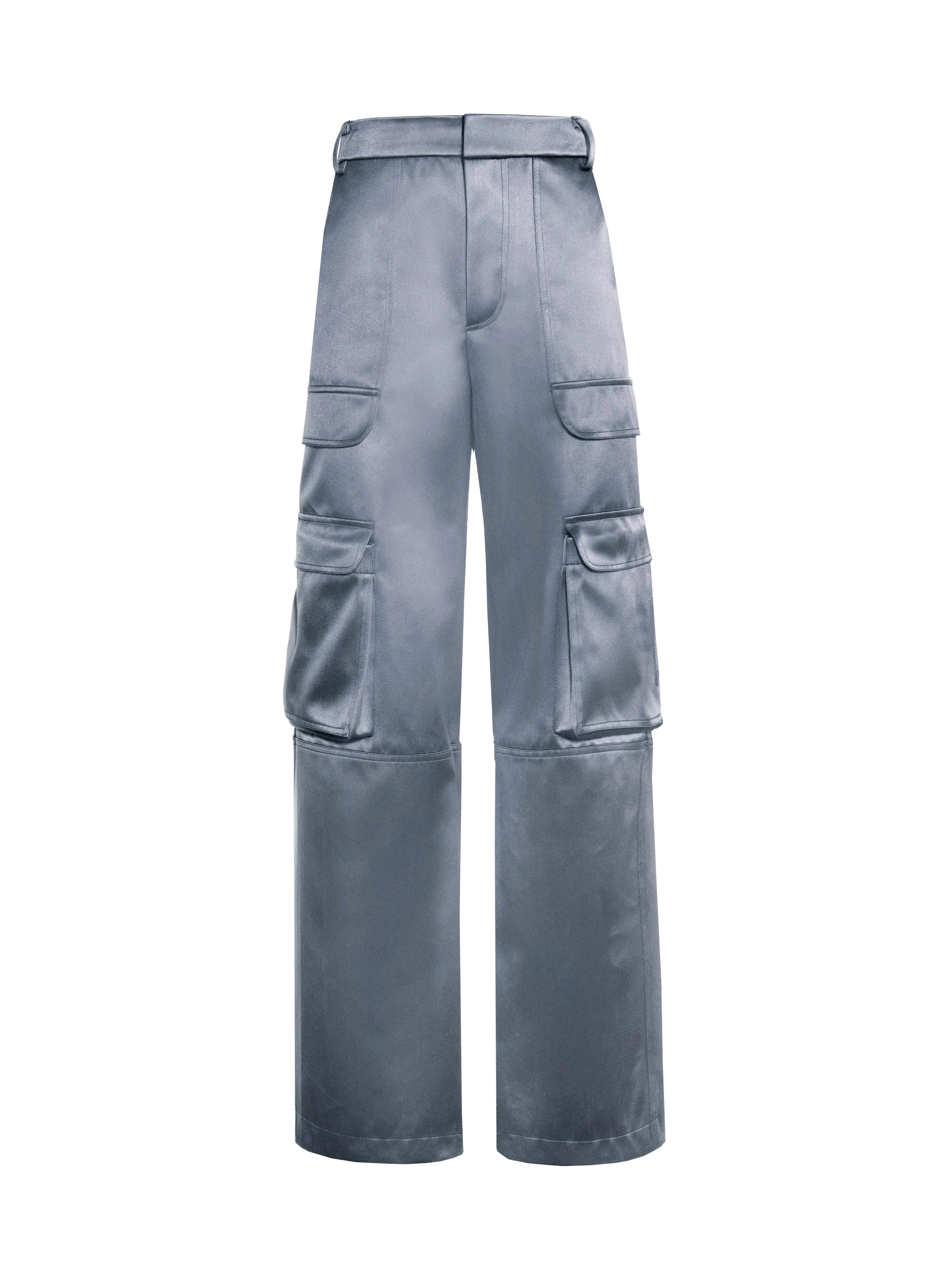 Salem Cargo Pants - Silver Shadows