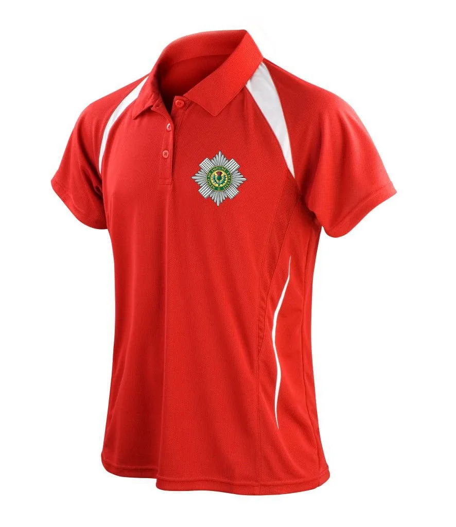 Scots Guards Unisex Team Performance Polo shirt 'Build Your Own Shirt'