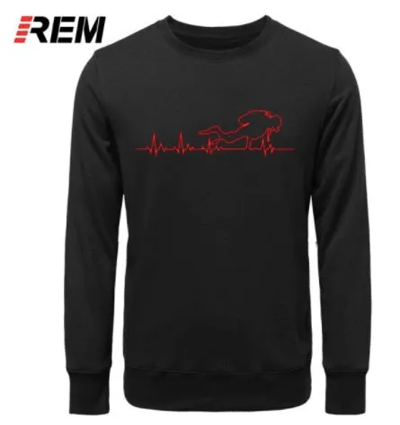 Scuba diving Sweatshirt for Men | Scuba Diver   Heart Beat