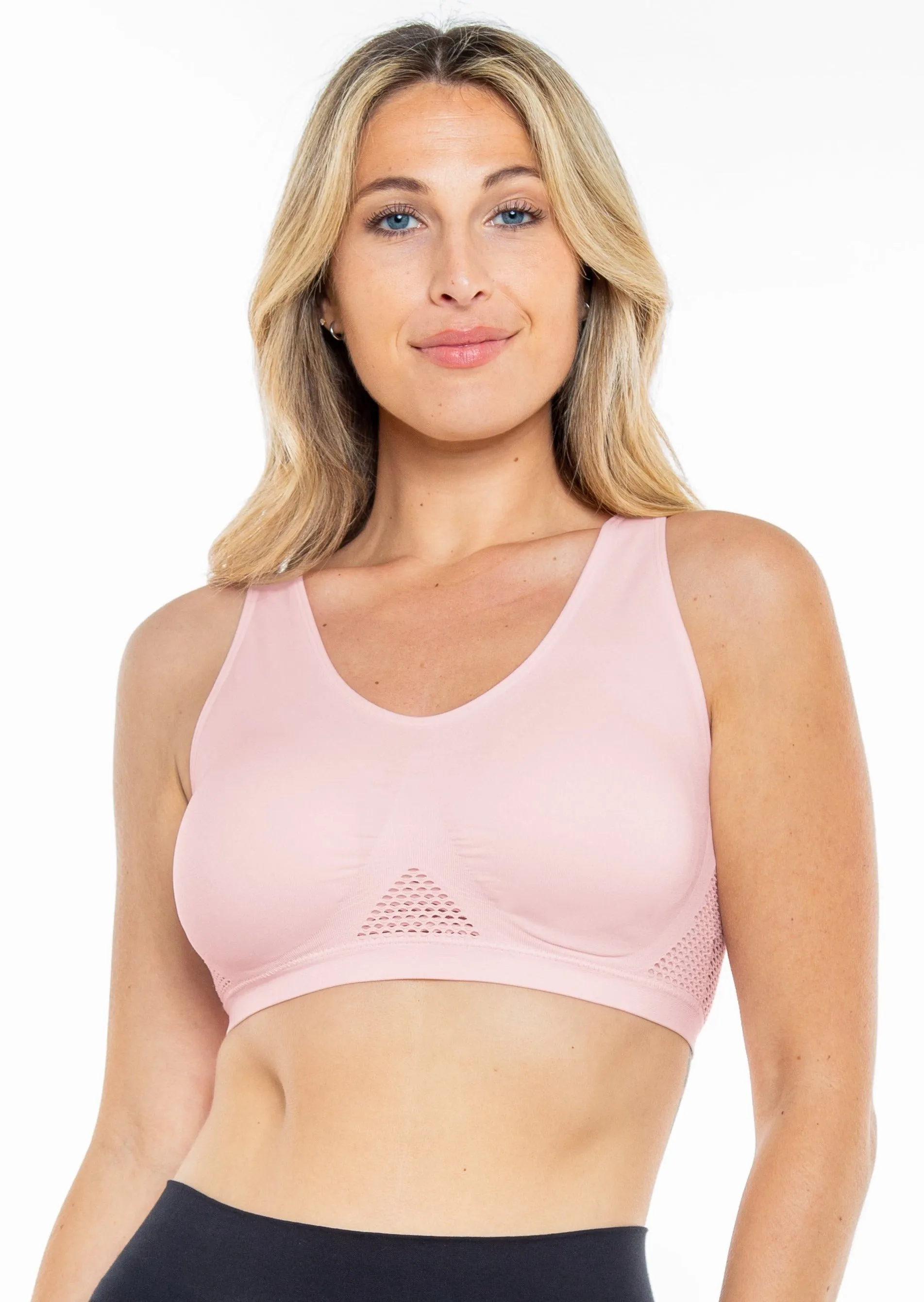 Seamless Crochet Detail Ahh Bra®