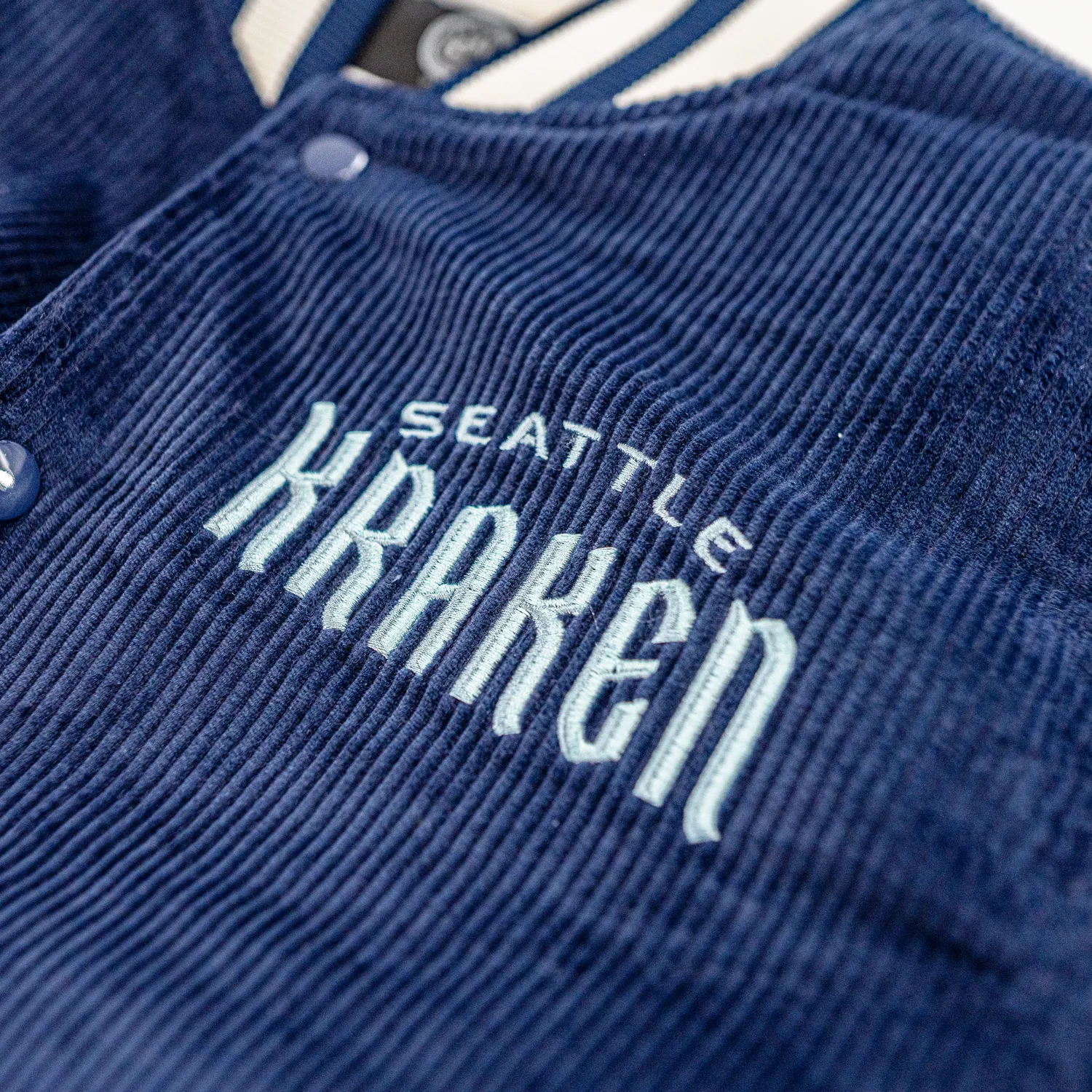 Seattle Kraken Collegiate Corduroy Varsity Jacket