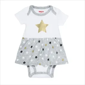 Skip Hop Star Struck Skirted Short Sleeve Bodysuit in Star