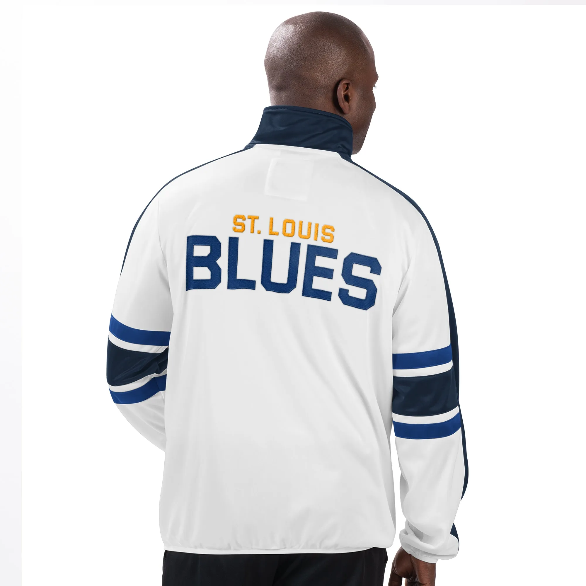 ST. LOUIS BLUES G-III FULL ZIP TRACK JACKET