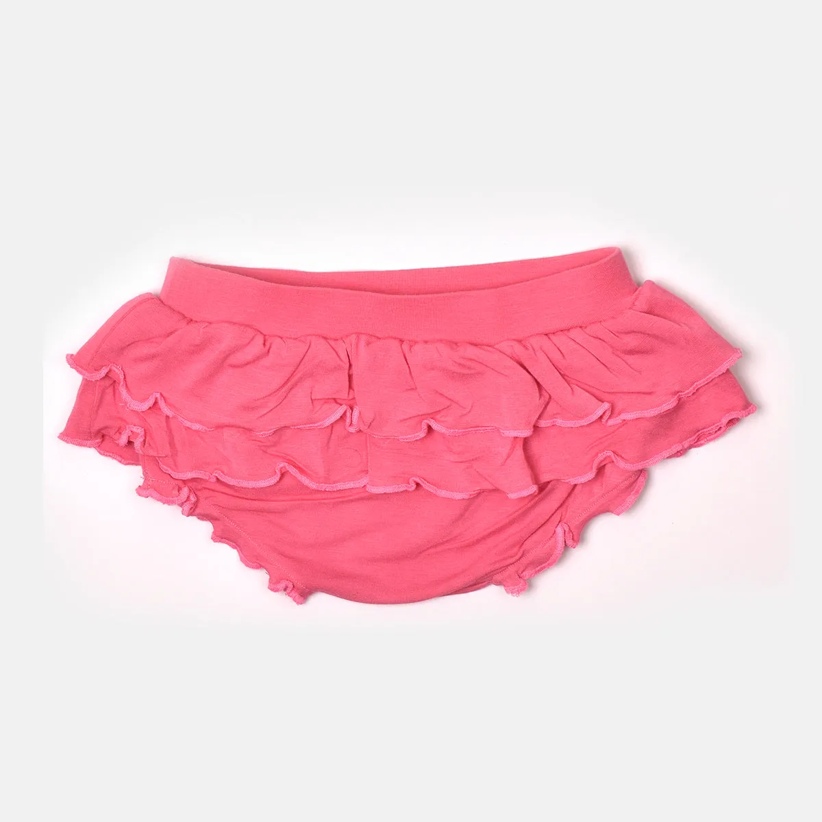 Sweet Pink Ruffled Bamboo Bloomer Shorts