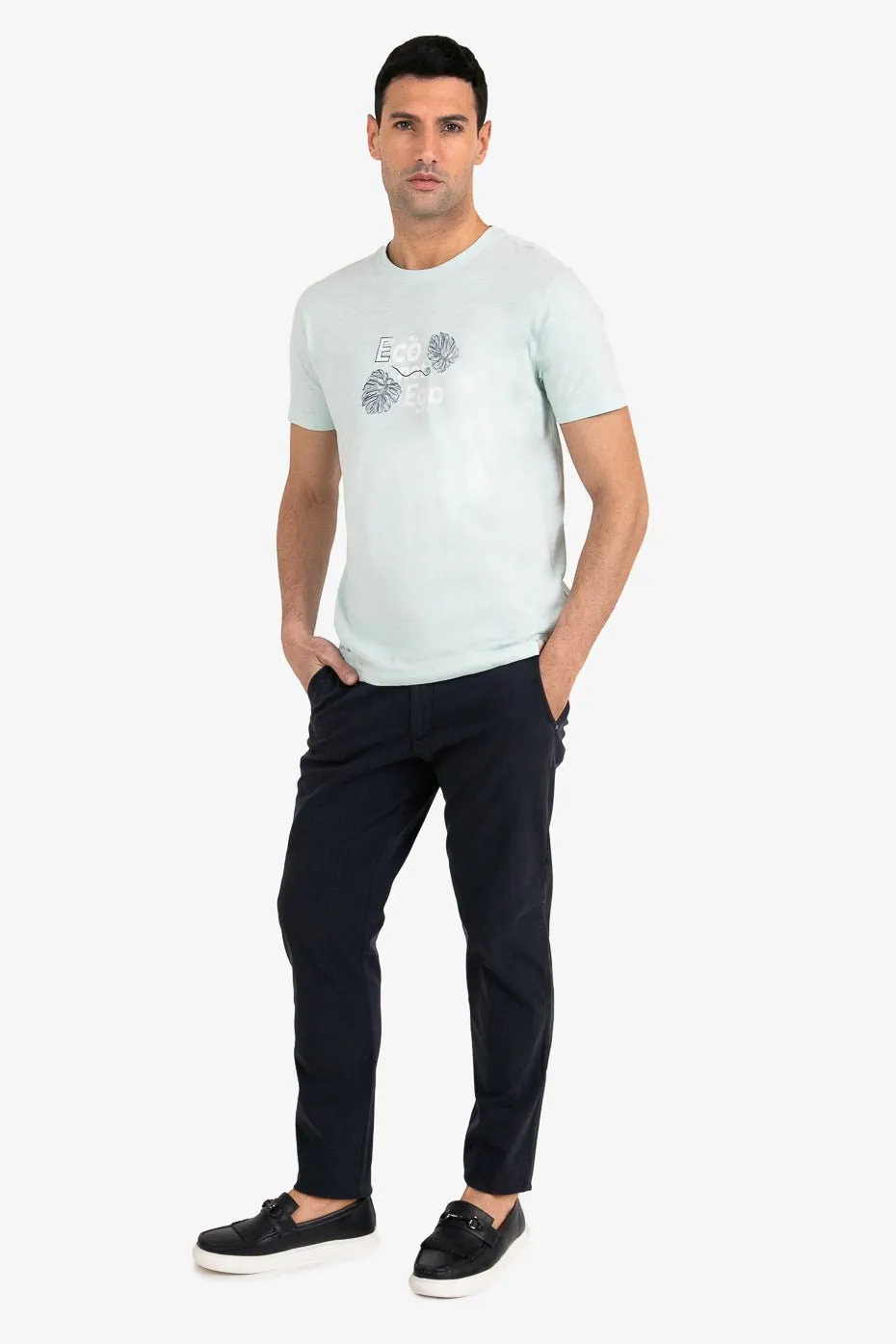 T-Shirt slub in cotone - Eco