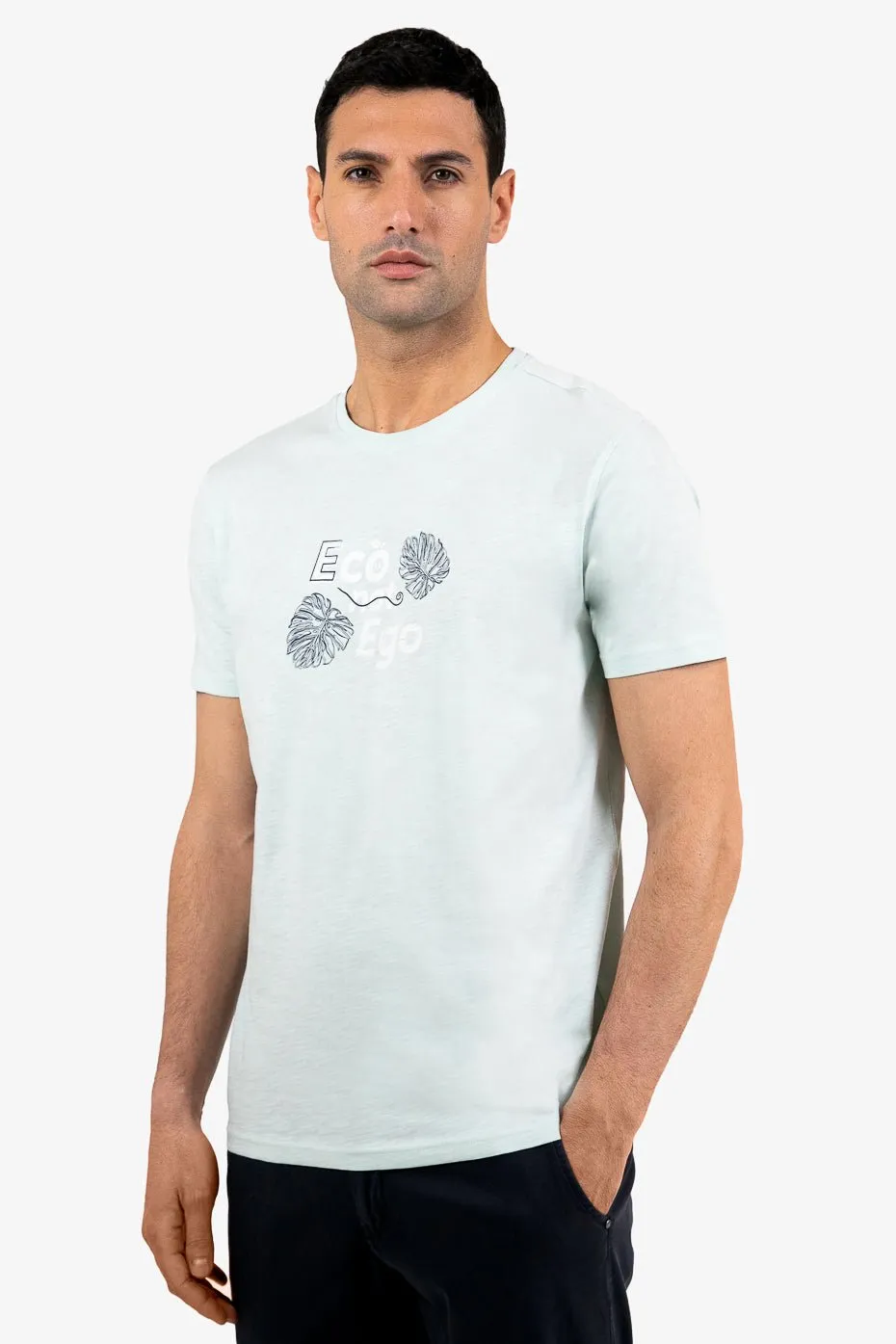 T-Shirt slub in cotone - Eco