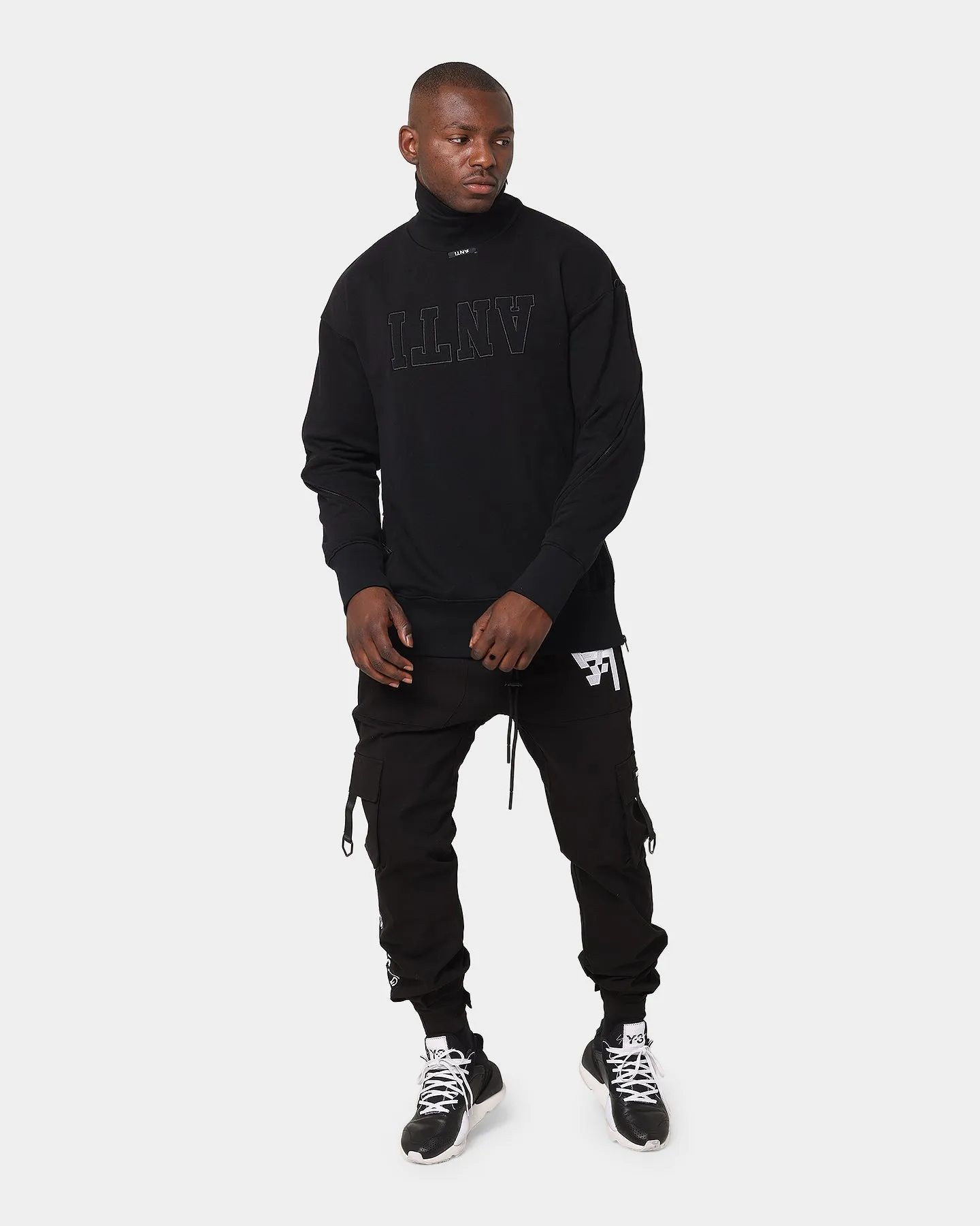 The Anti Order Non Replica High Neck Crewneck Black