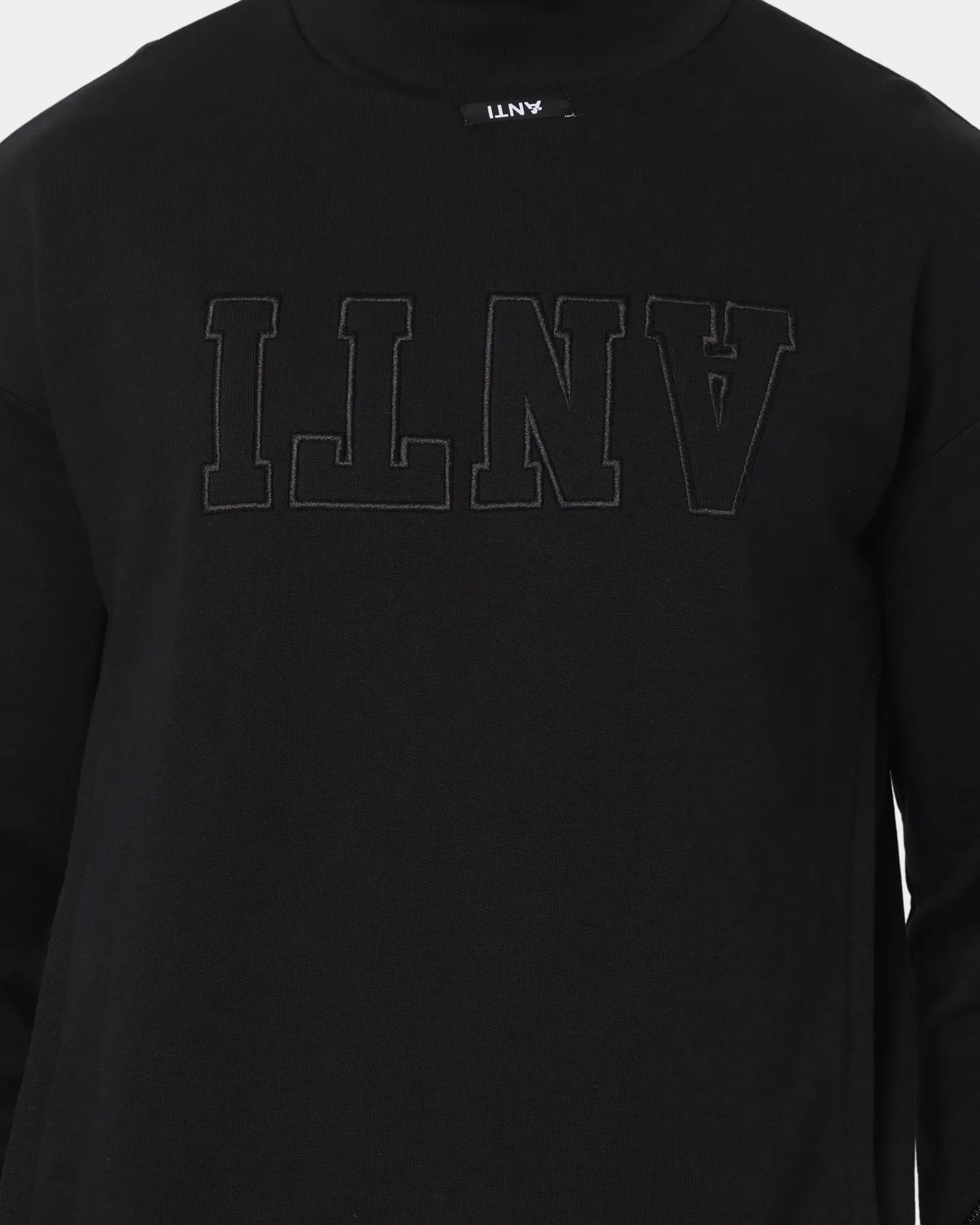 The Anti Order Non Replica High Neck Crewneck Black