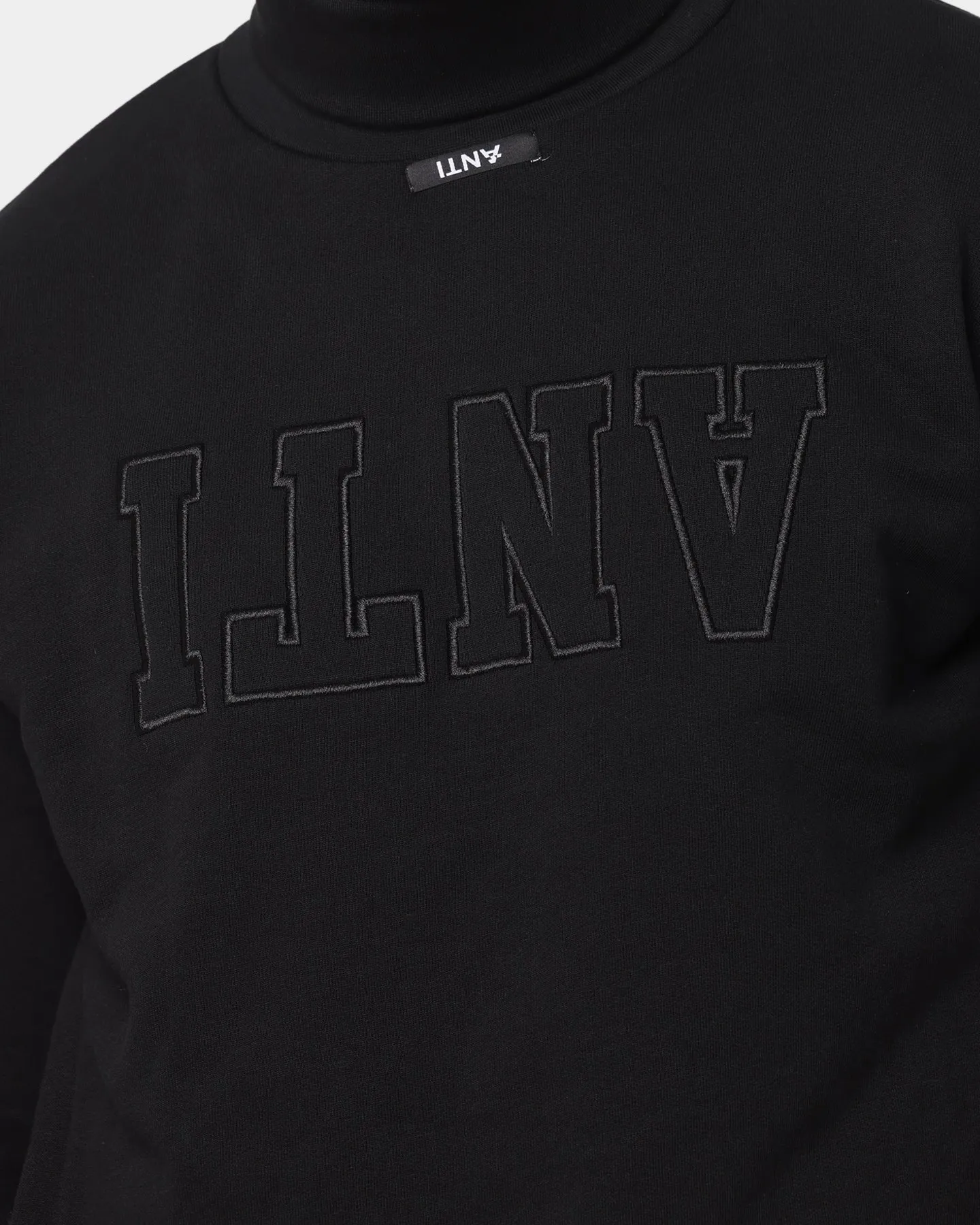 The Anti Order Non Replica High Neck Crewneck Black