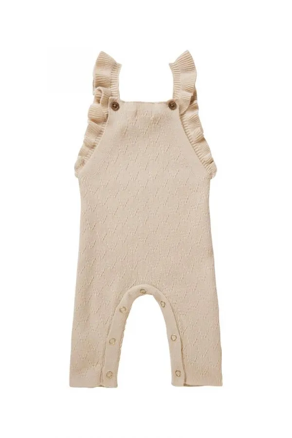 The Chantilly Dungaree - Whitecap - BABY