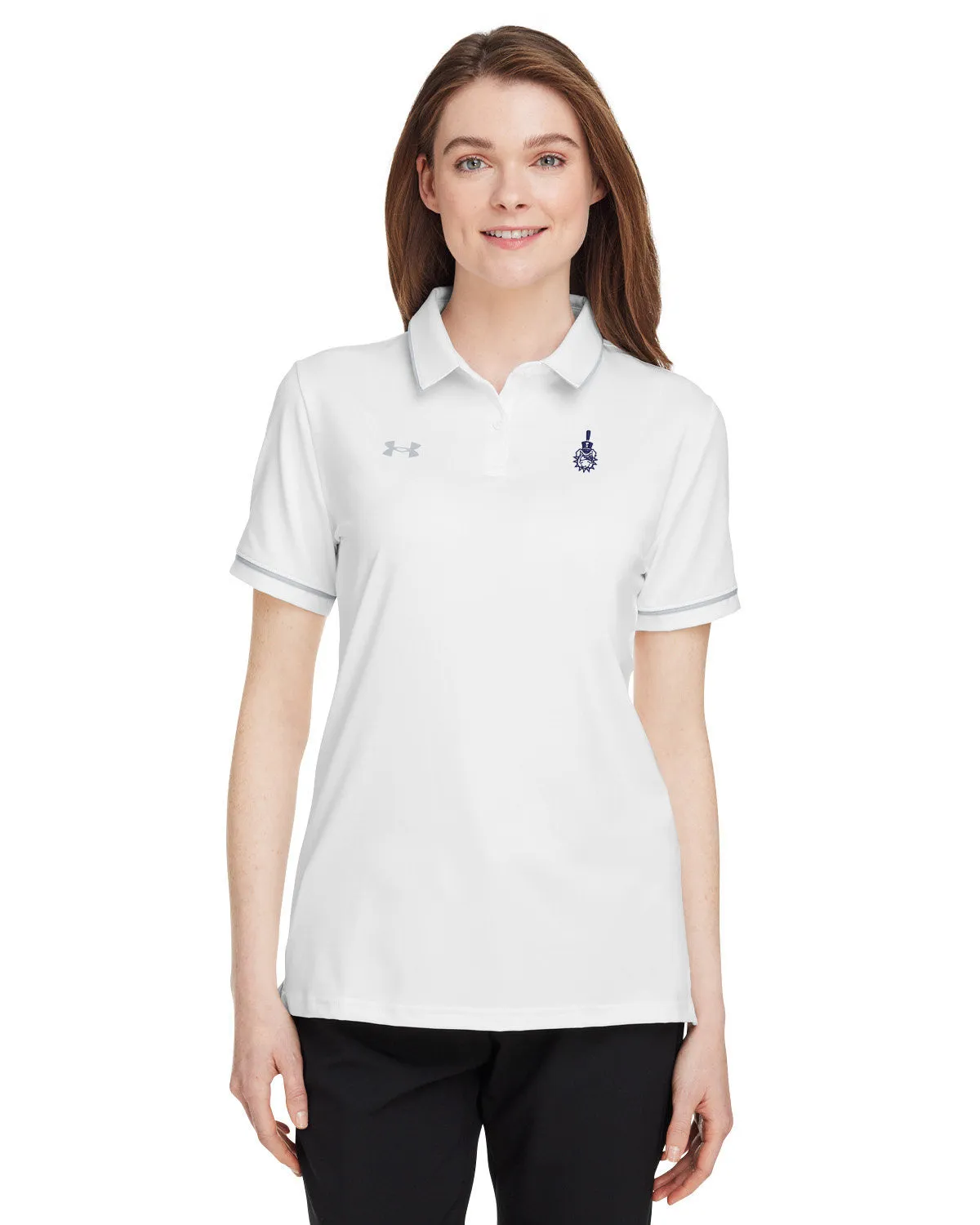 The Citadel, Spike logo, Under Armour Ladies' Tipped Teams Performance Polo