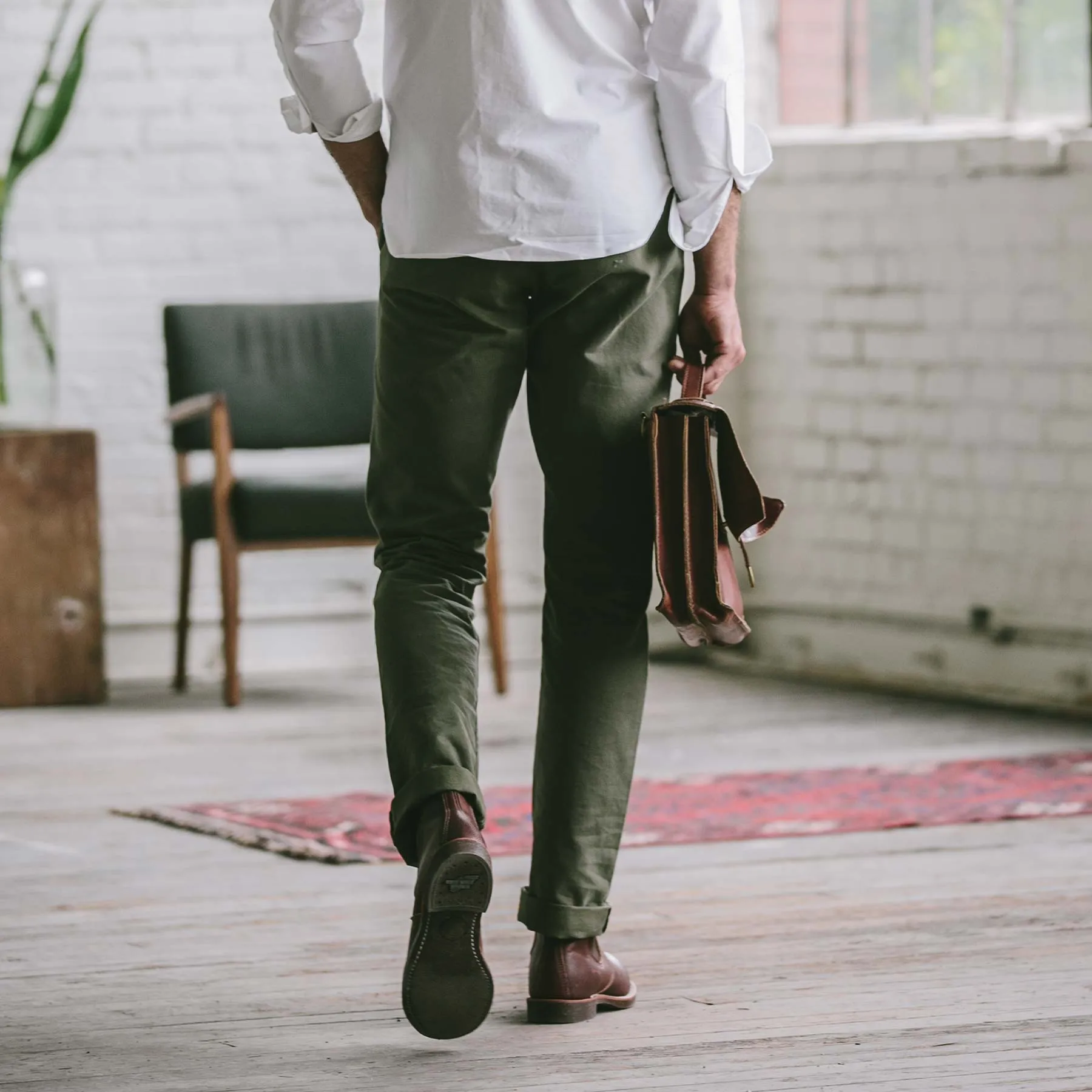 The Democratic Chino in Olive