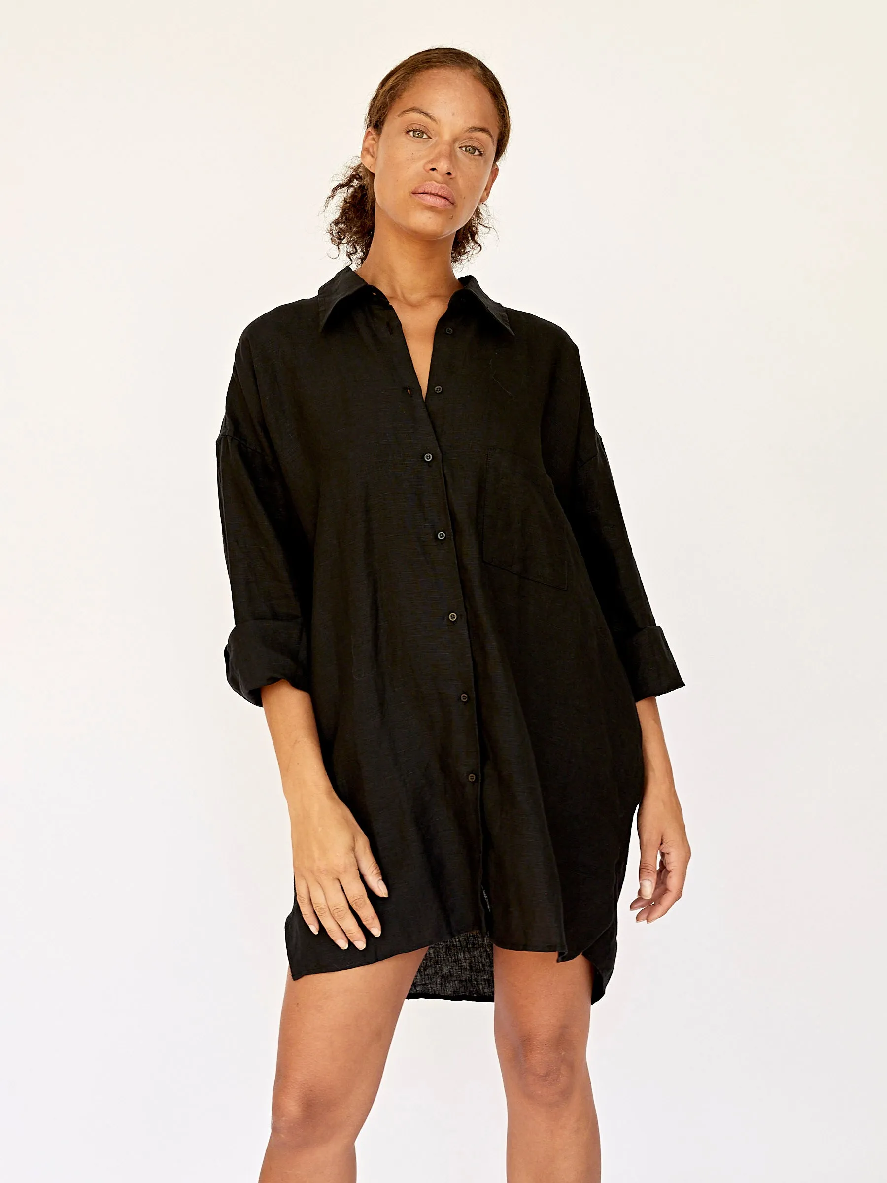 The Oversized Shirt Dress