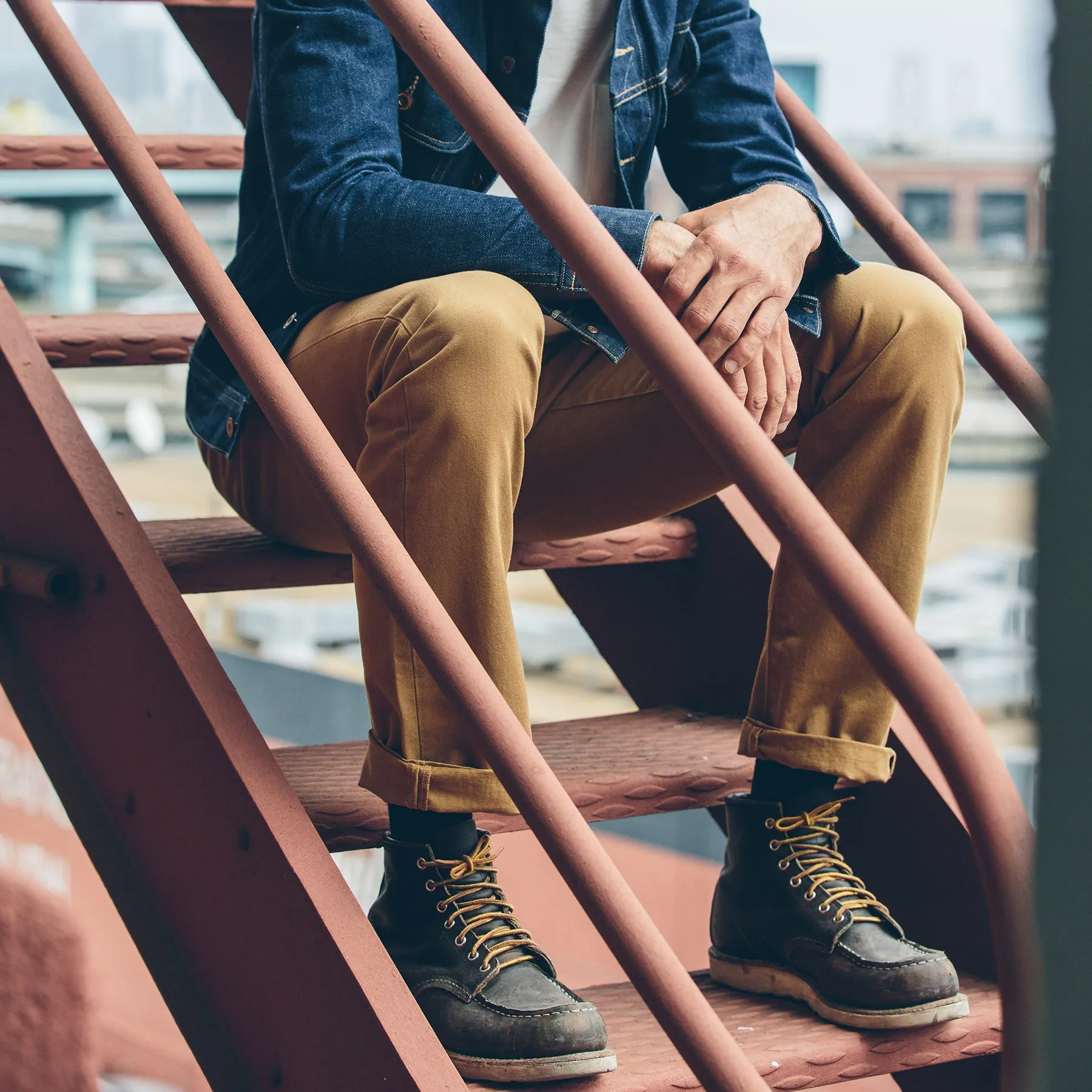 The Slim Chino in British Khaki