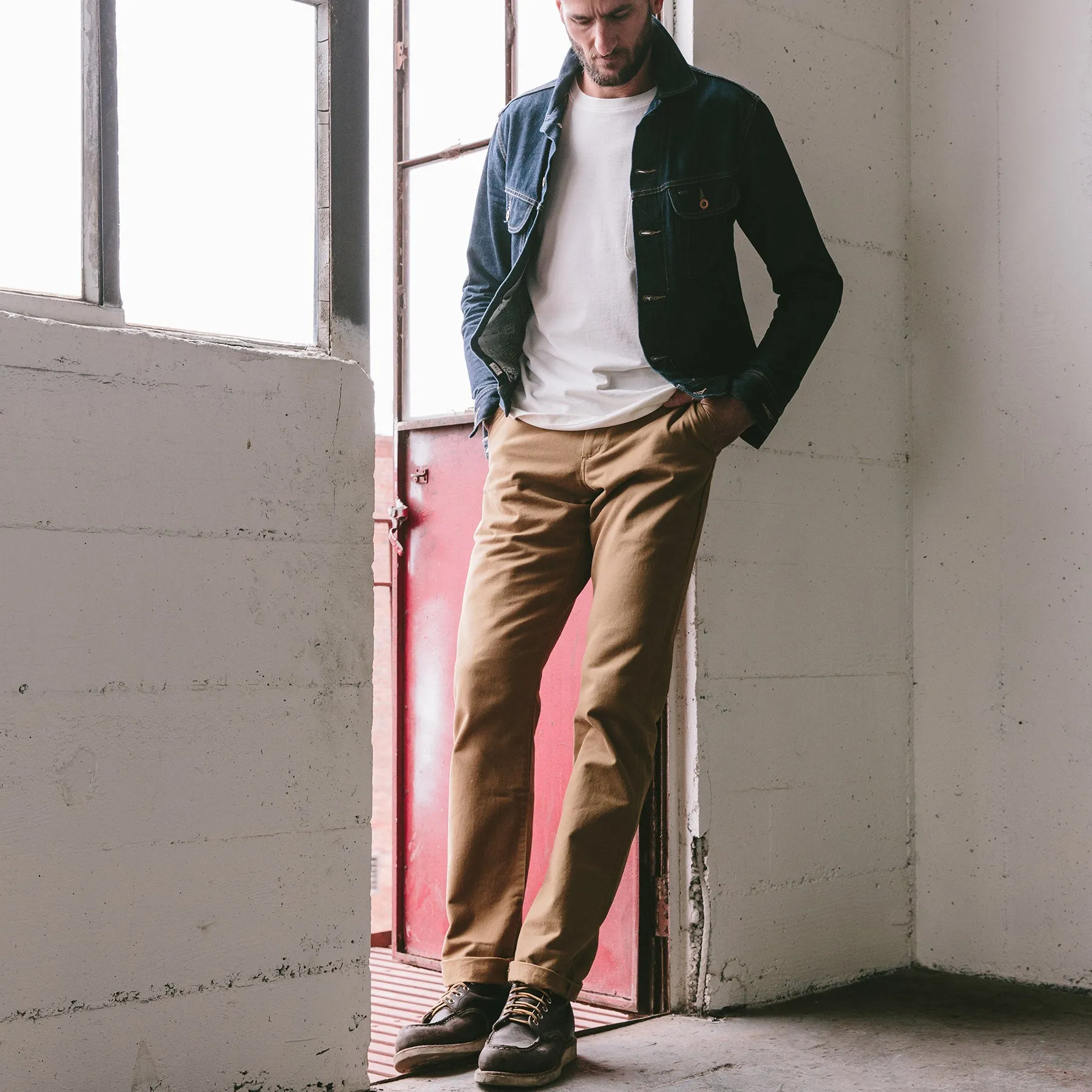 The Slim Chino in British Khaki