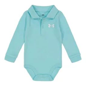 UA LS Polo Bodysuit Neo Turquoise