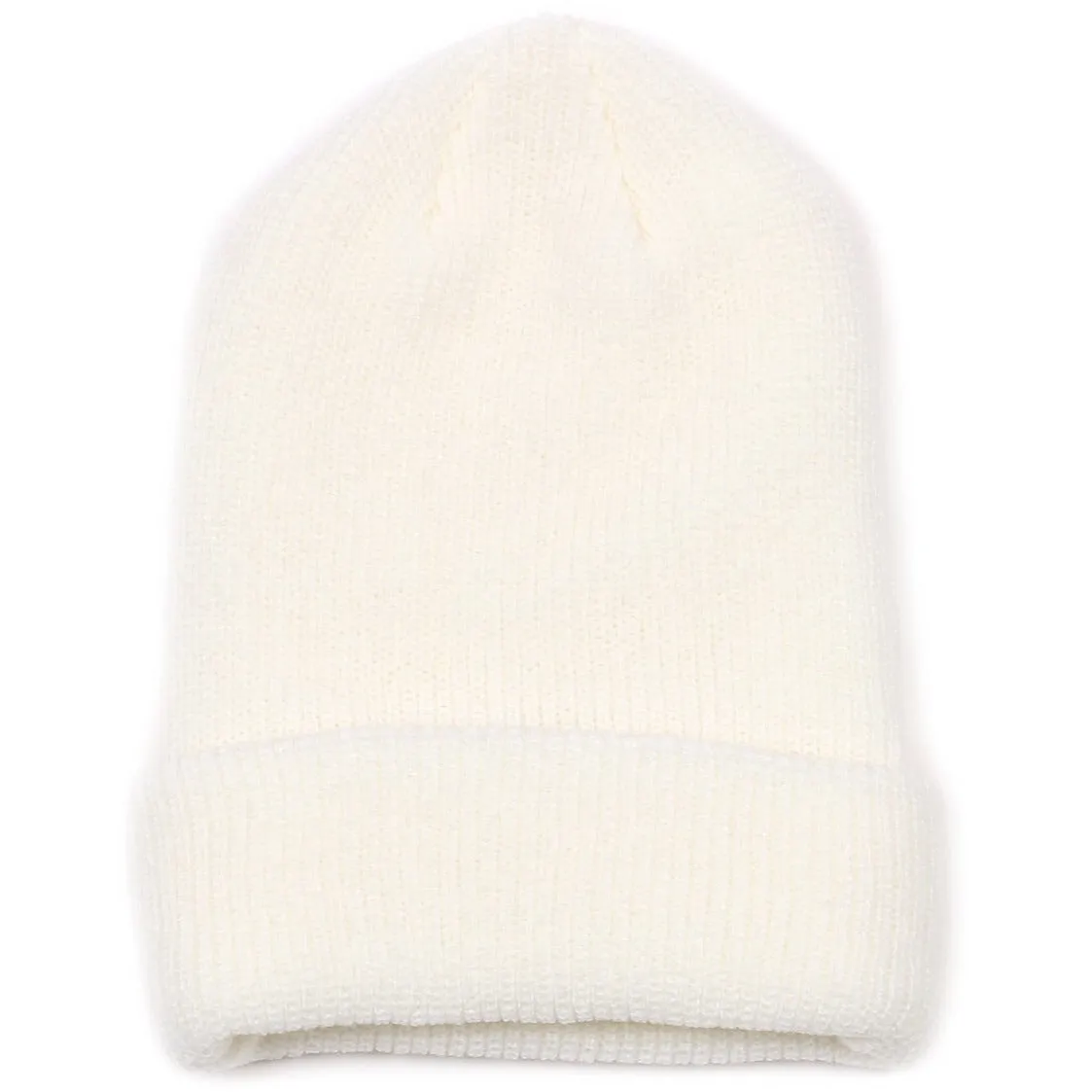 Ultra Soft Woven Knit Cuffed Beanie