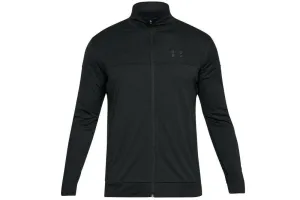 Under Armour Mens Sportstyle Pique Track Jacket Black