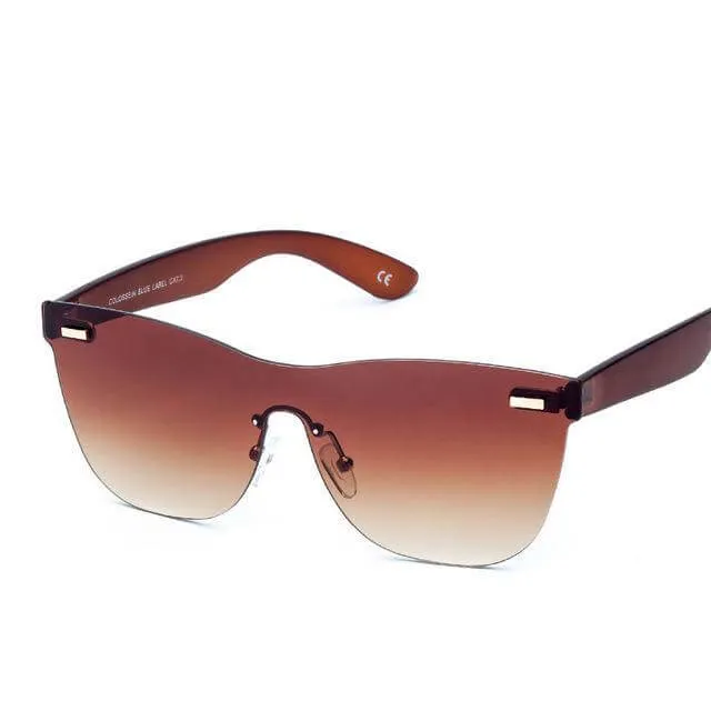 Unisex Brand Designer Square Sunglasses