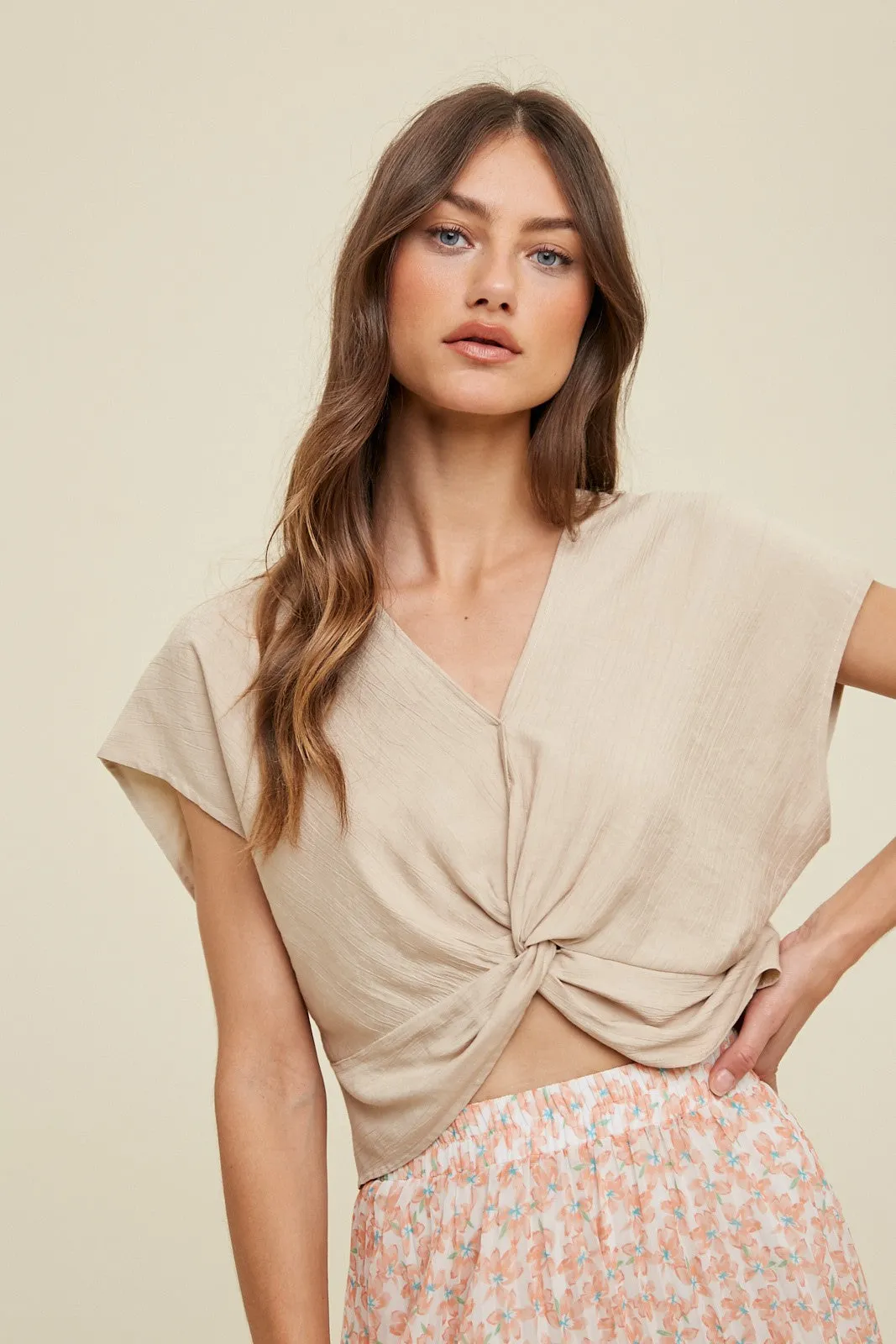 Venetia Relaxed Crop Top