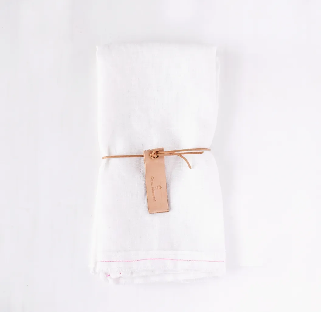 White Linen Napkins