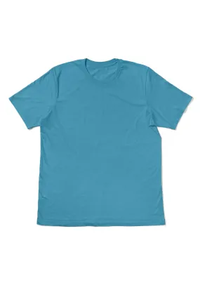 Women's Boyfriend Style T-Shirt - Aqua