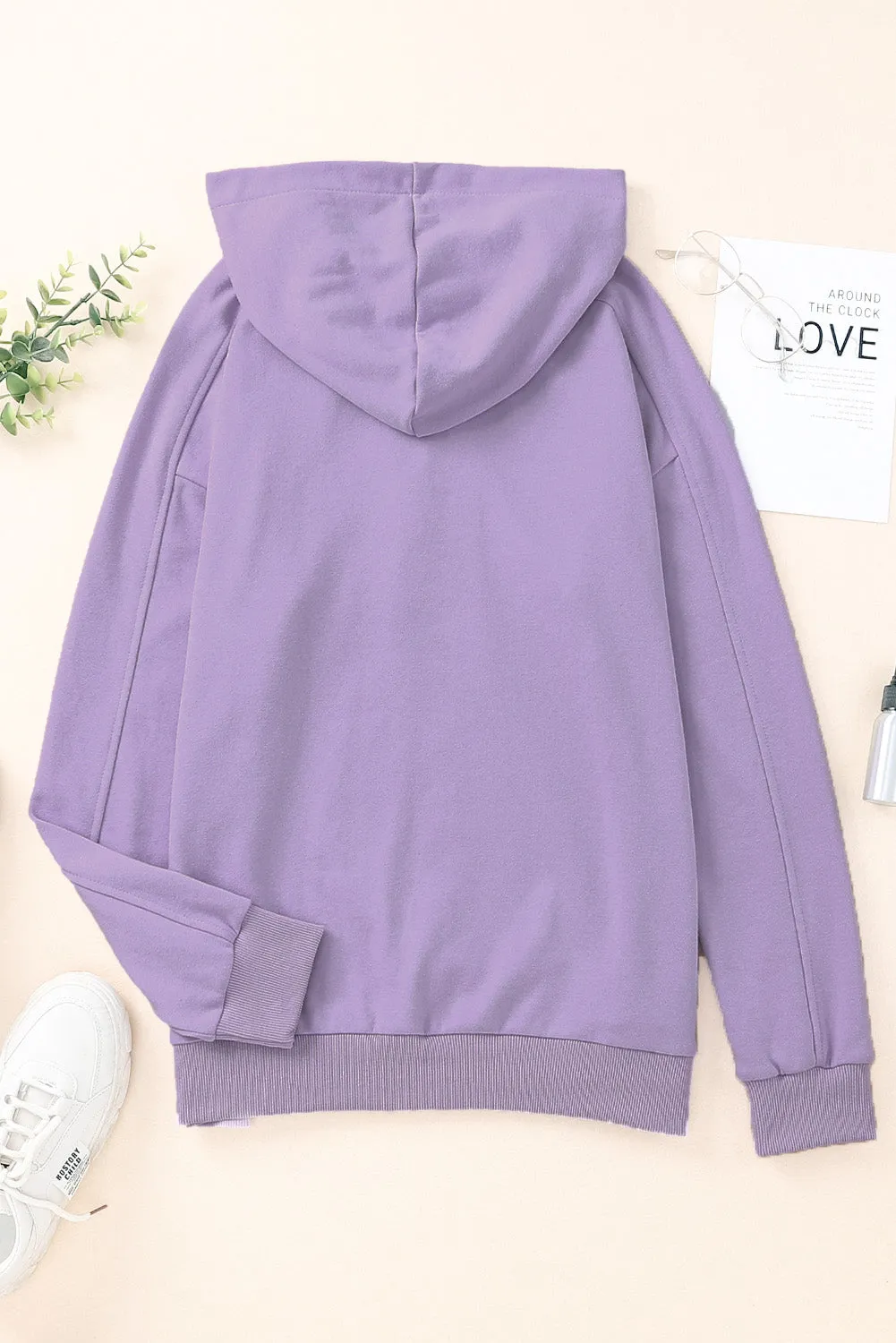 Women's V Neck Lace Up Criss Cross Long Sleeve Drawstring Pullover Sweatshirts Tops